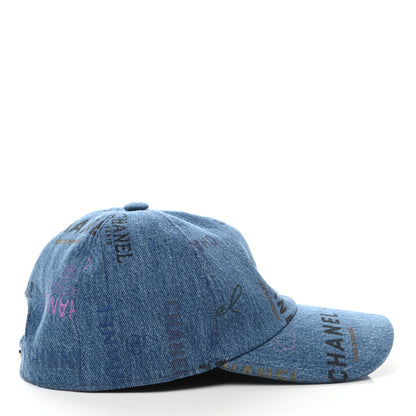 Chanel Denim Mood Cap Hat Blue 6 of 8