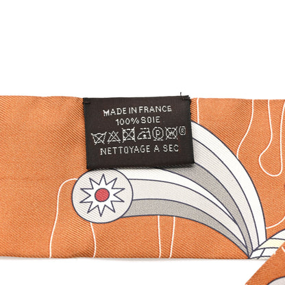 Hermes Silk Odyssey Twilly Noisette Aqua Multicolor 4 of 4