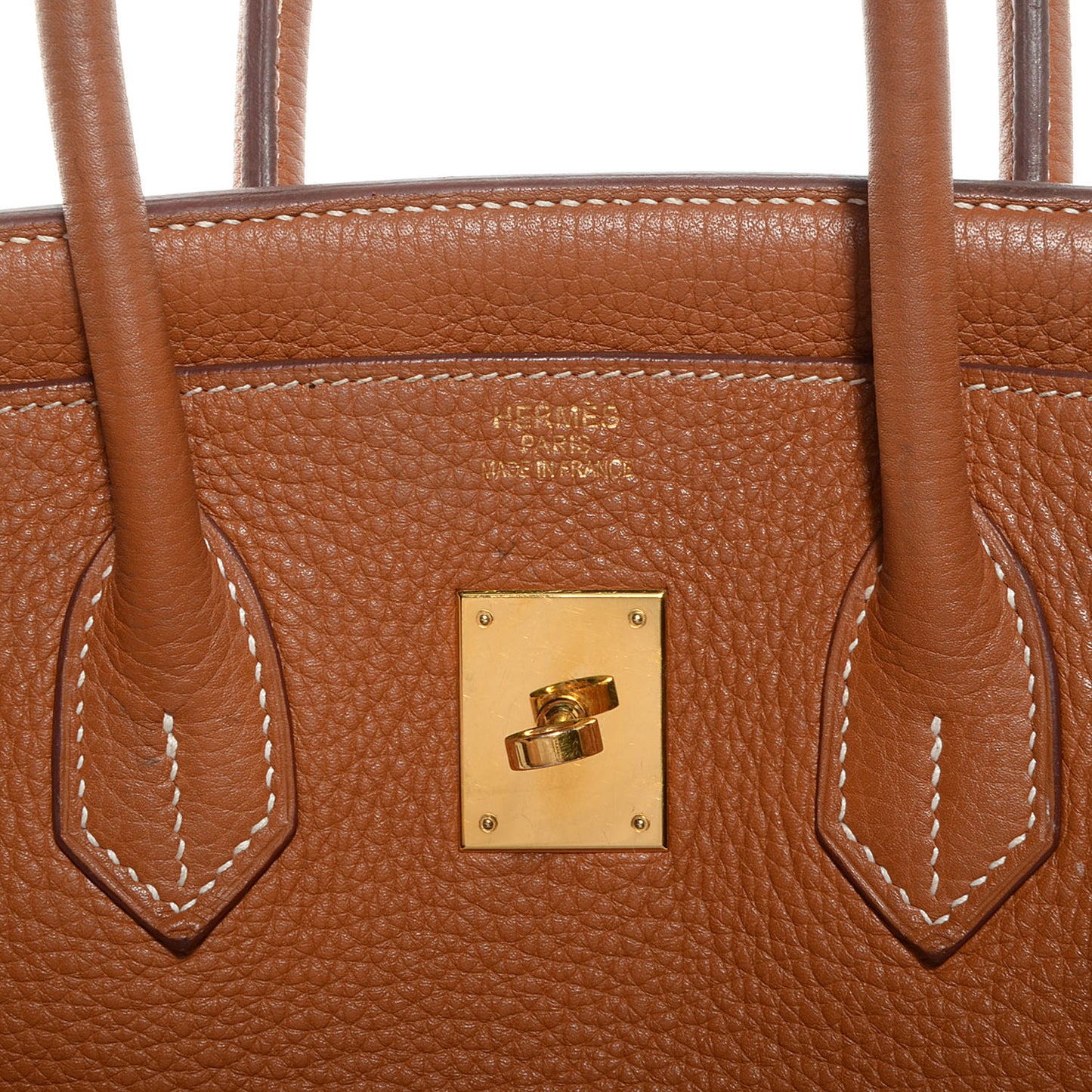 Taurillon Clemence Birkin 35 Gold