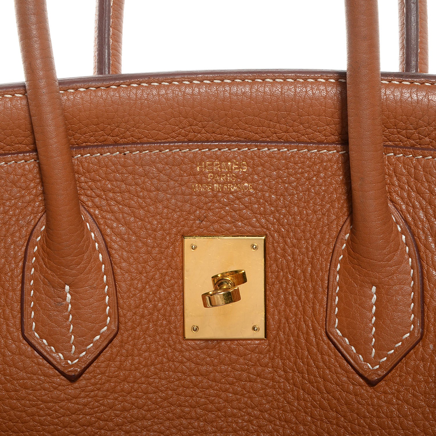 Hermes Taurillon Clemence Birkin 35 Gold 6 of 22