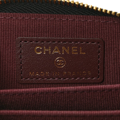 Chanel Caviar Quilted Zip Coin Purse Black 6 of 7