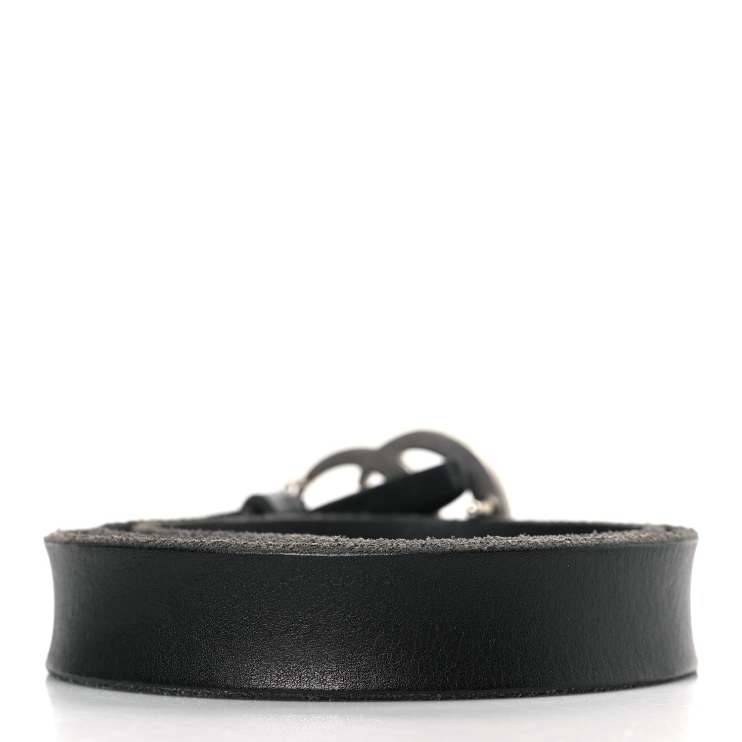 Gucci Faded Calfskin Double G 30mm Belt 85 34 Black 3 of 6