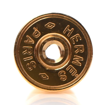 Hermes Gold Lacquered Mini Pop H Earrings Rose Dragee 4 of 6