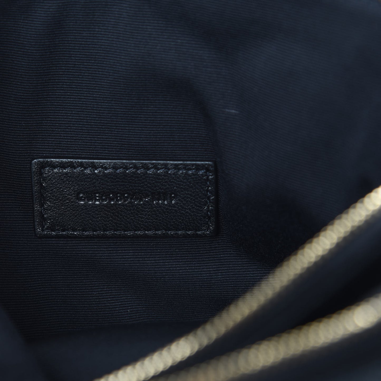Grained Lambskin Quilted Mini Becky Double Zip Bag Black