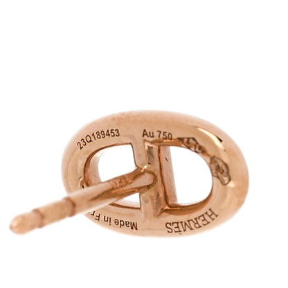 Hermes 18K Rose Gold TPM Farandole Stud Earrings 4 of 6
