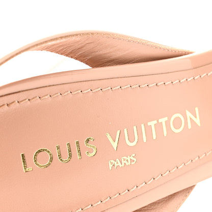 Louis Vuitton Patent Shake Platform Sandal 41 Nude Pink 7 of 10