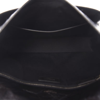 Saint Laurent Crinkled Calfskin Matelasse Monogram Large Niki Chain Satchel Black 5 of 10
