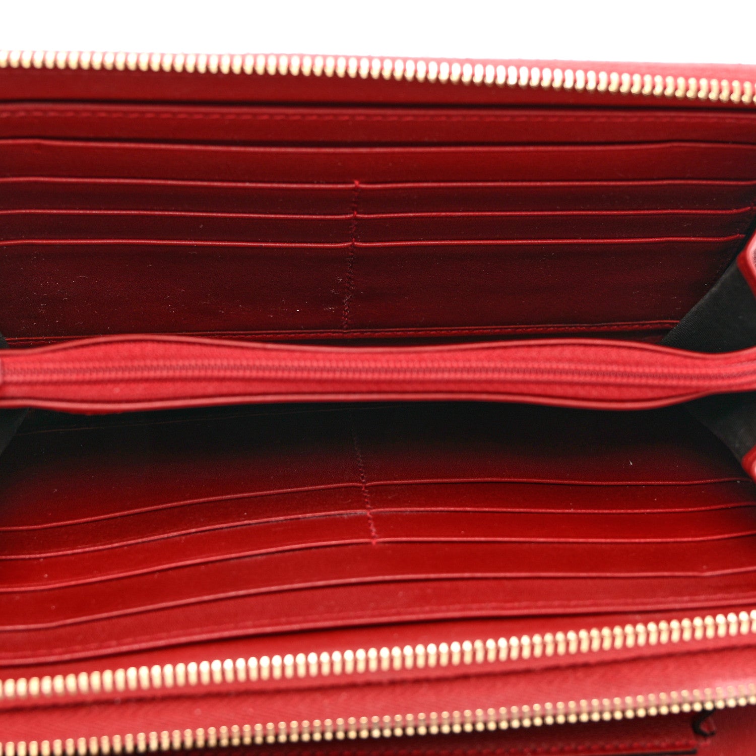 Gucci Microguccissima Zip Around Top Handle Travel Wallet Red 6 of 12