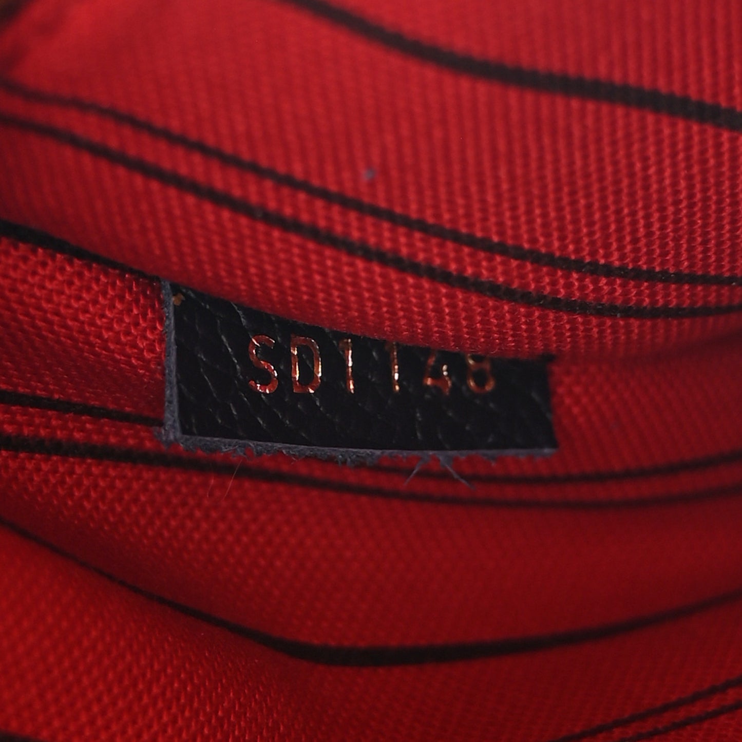 Empreinte Pochette Metis Marine Rouge