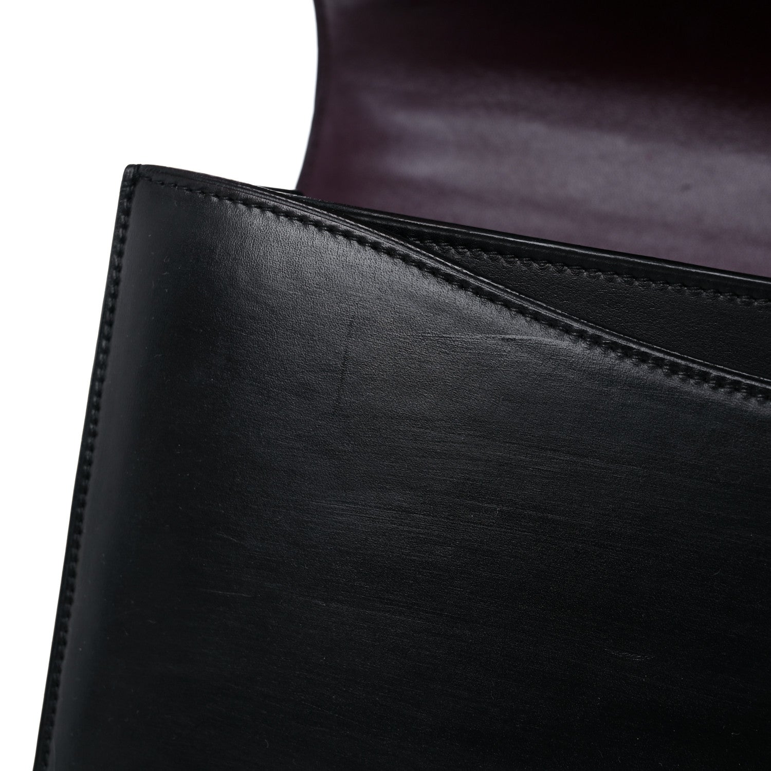 Celine Smooth Calfskin Large Case Chain Flap Black 11 of 16