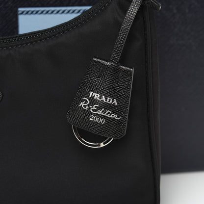 Prada Tessuto Nylon Mini Re-Edition 2000 Bag Black 11 of 11