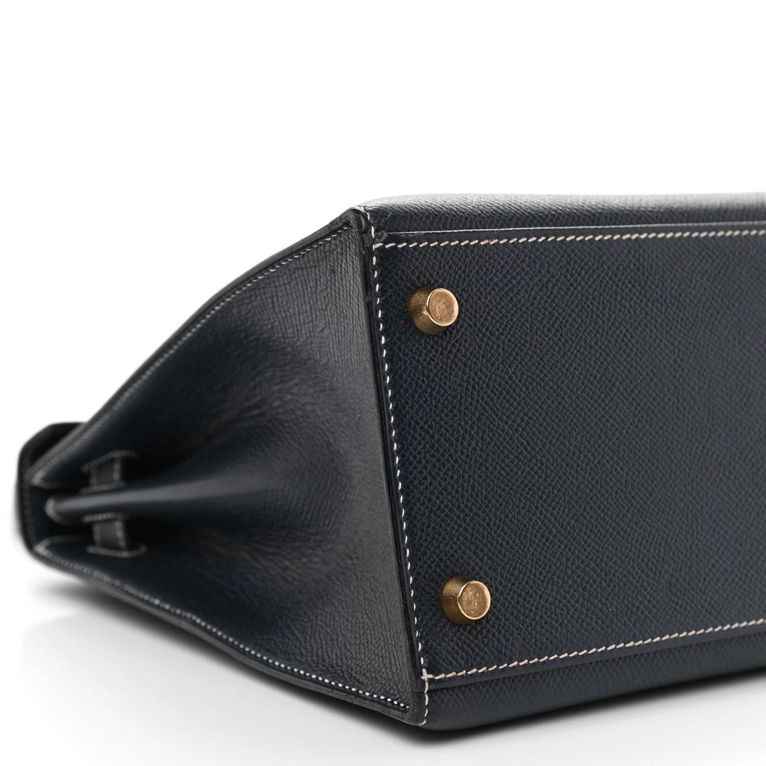 Hermes Courchevel Kelly Sellier 28 Bleu Marine 9 of 11
