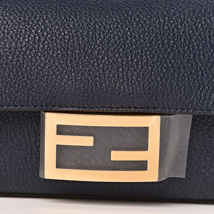 Fendi Cuoio Romano Mini Baguette Indaco 10 of 10