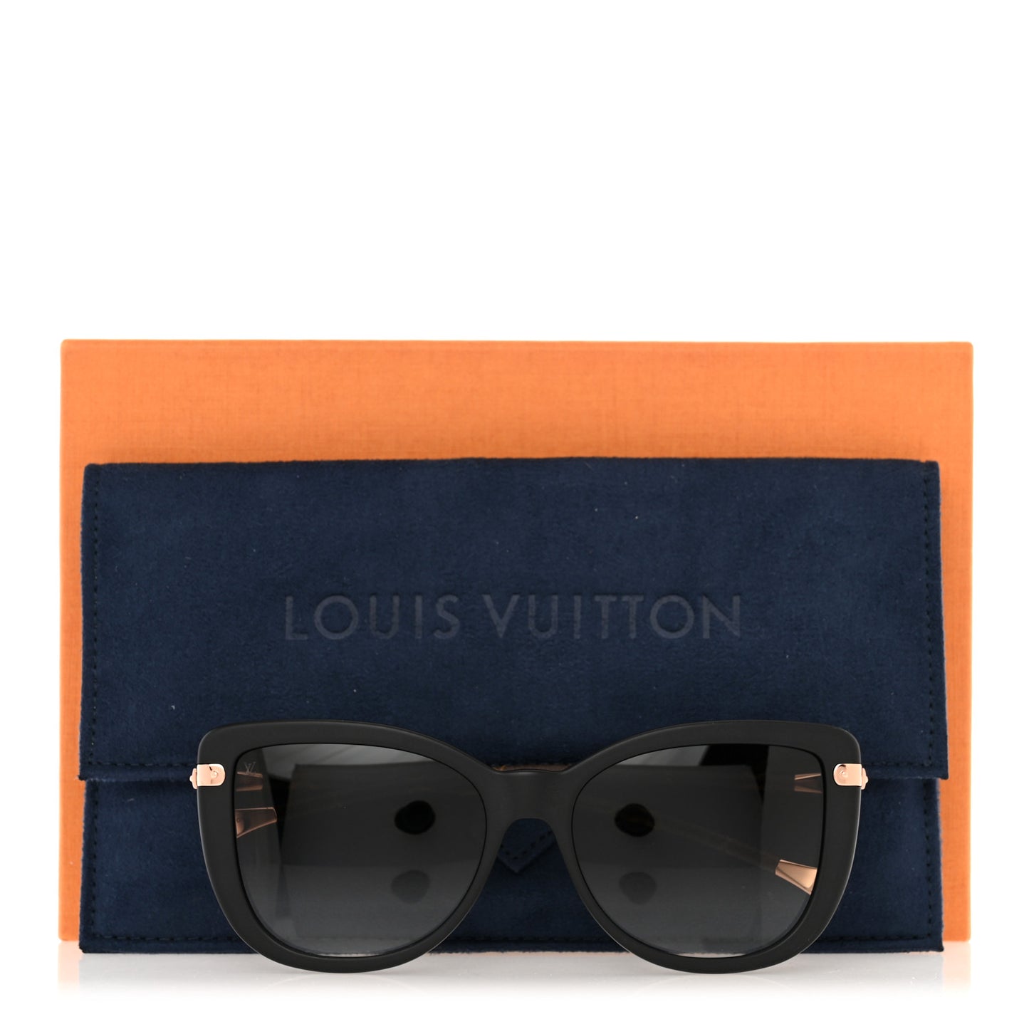 Monogram Acetate Charlotte Sunglasses Z0781W Black