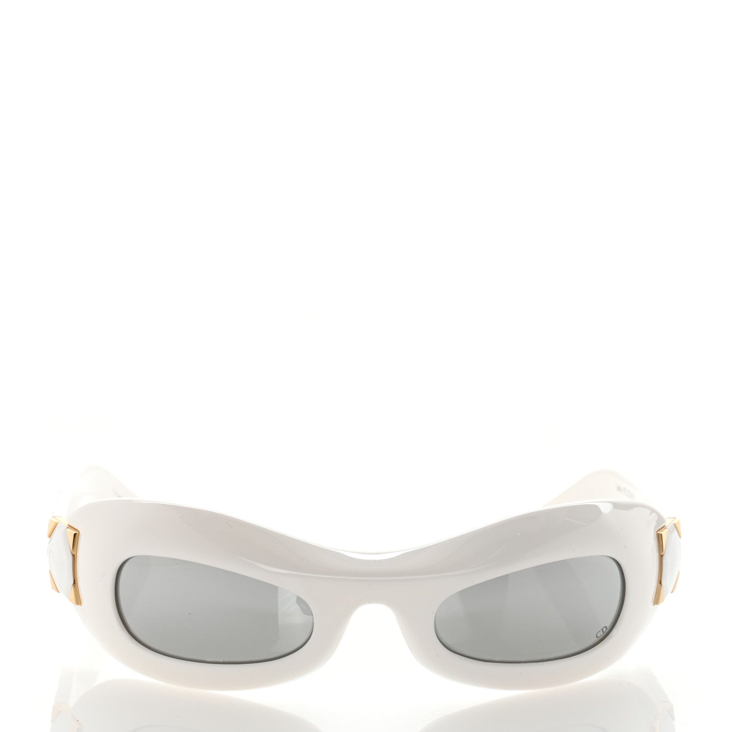 Christian Dior Lady 95.22 Round Sunglasses White 2 of 8