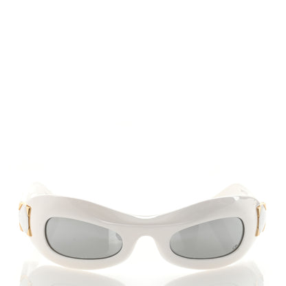 Christian Dior Lady 95.22 Round Sunglasses White 2 of 8