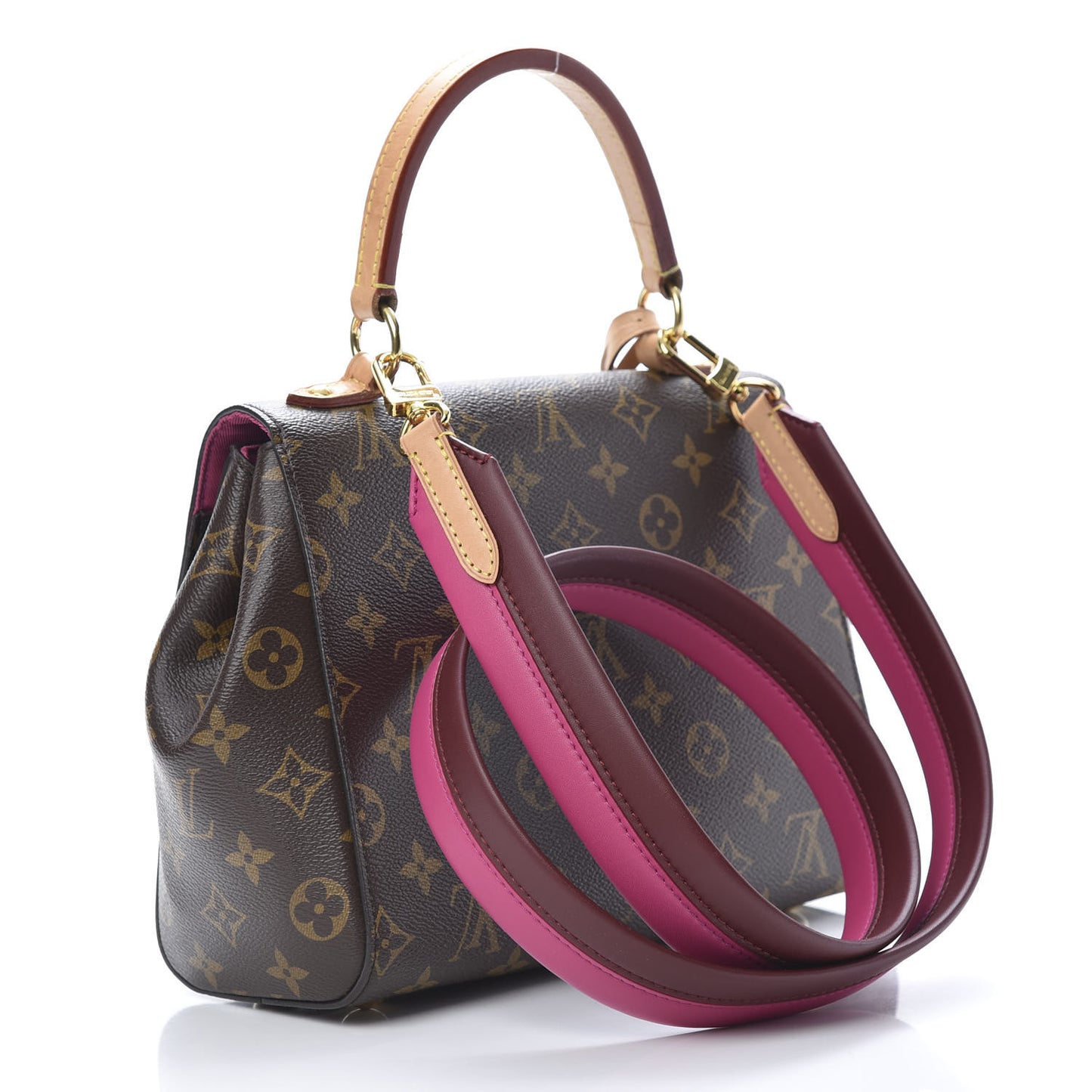 Monogram Cluny BB Bordeaux Fuchsia