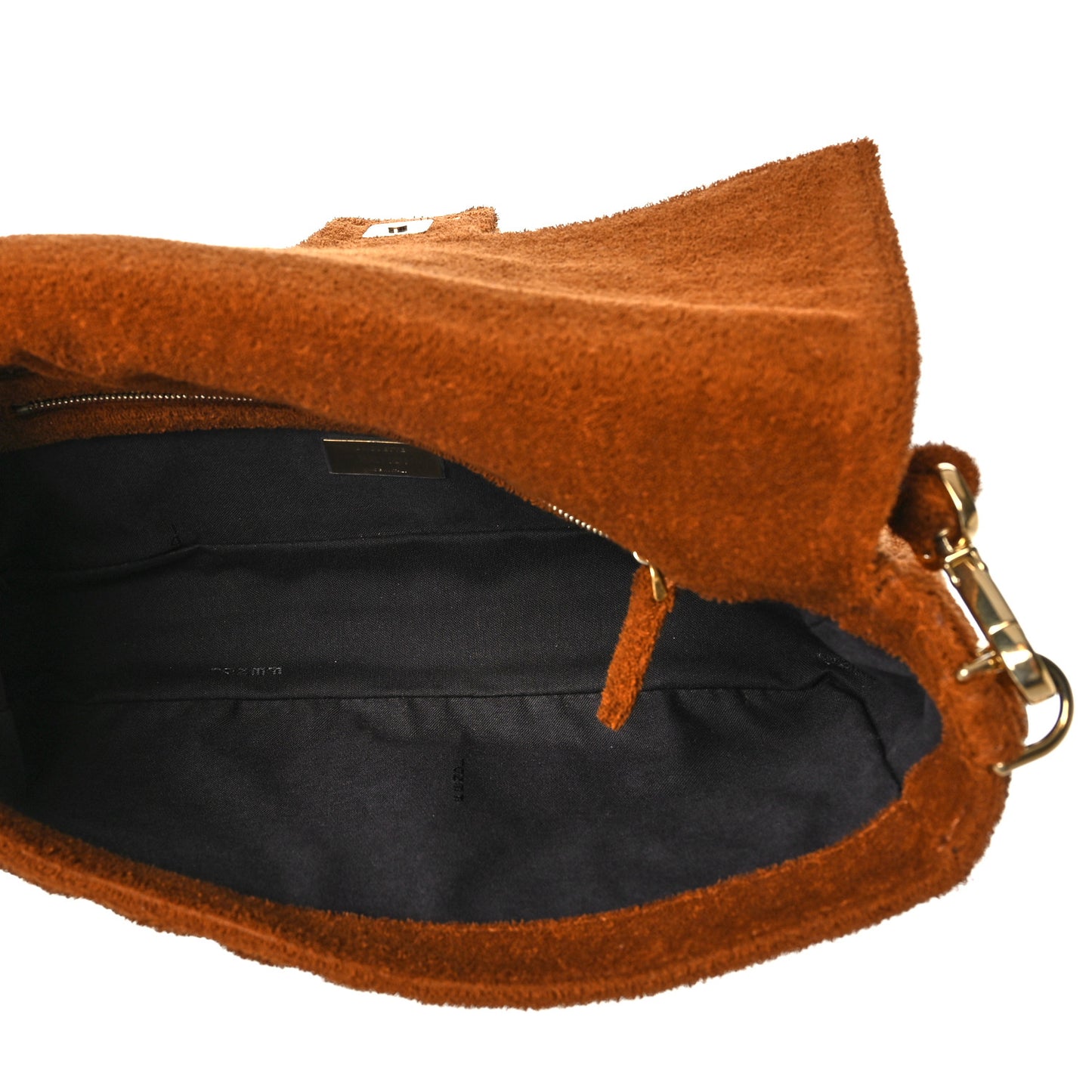 Terry Cloth Vitello Century Matte FF 1974 Embossed Baguette Caramel