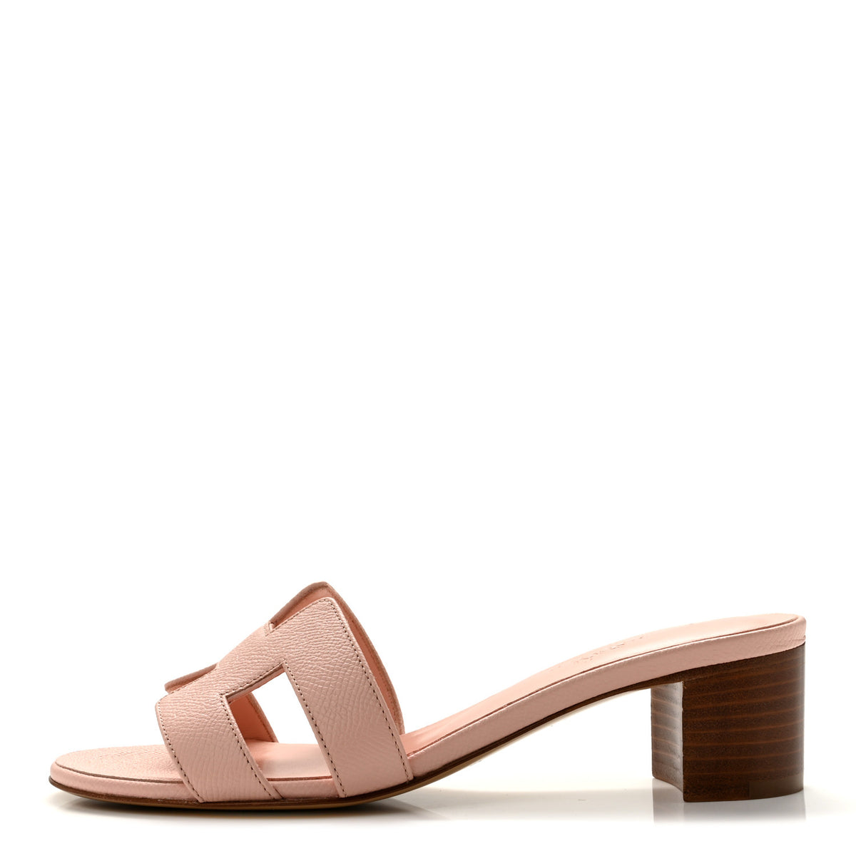 Hermes Epsom Oasis Sandals 35.5 Rose Pale 1 of 10