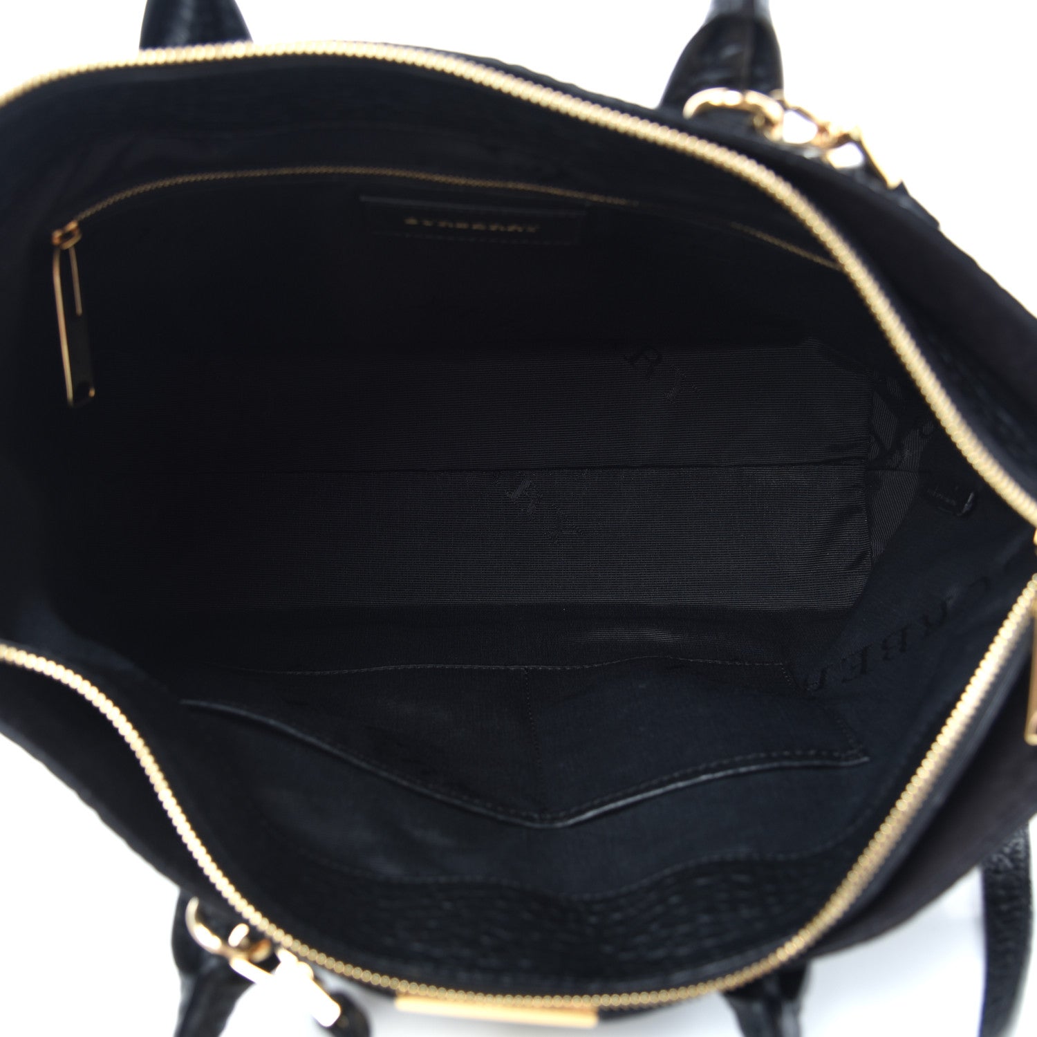 Burberry Heritage Grain Medium Dewsbury Tote Black 5 of 9