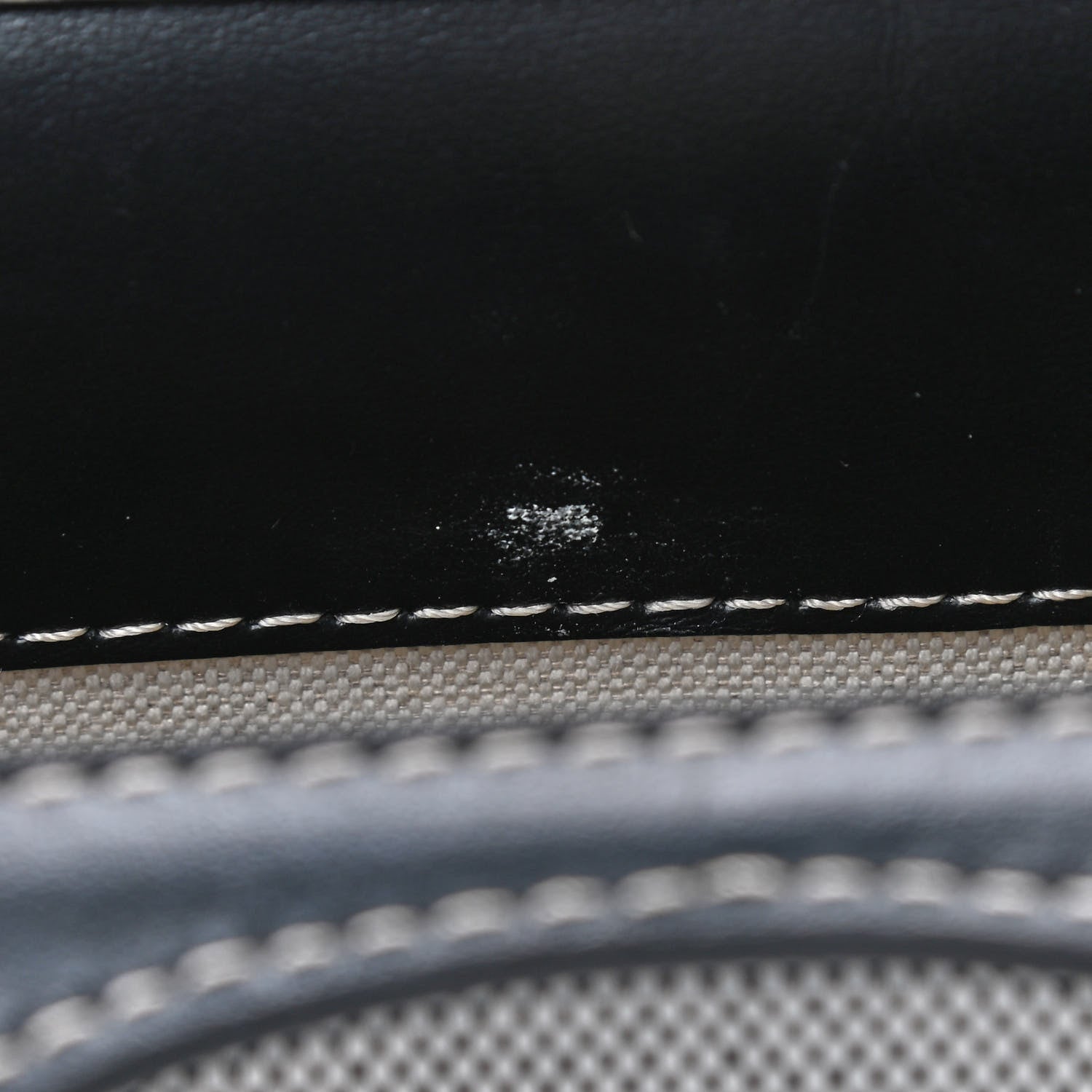 Burberry Smooth Calfskin Canvas Two Tone Mini Pocket Bag Black Tan 11 of 11