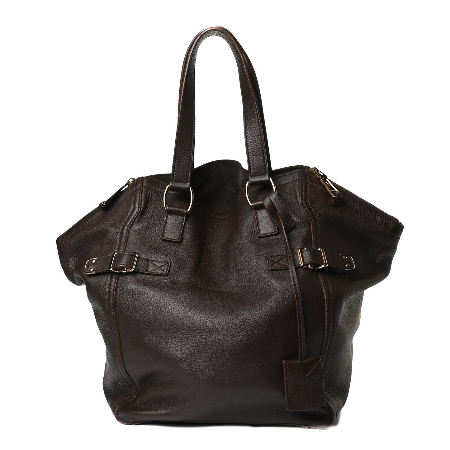 Calfskin XL Downtown Tote Brown