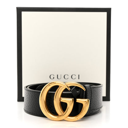 Gucci Textured Calfskin Double G 40mm Belt 90 36 Black 6 of 6