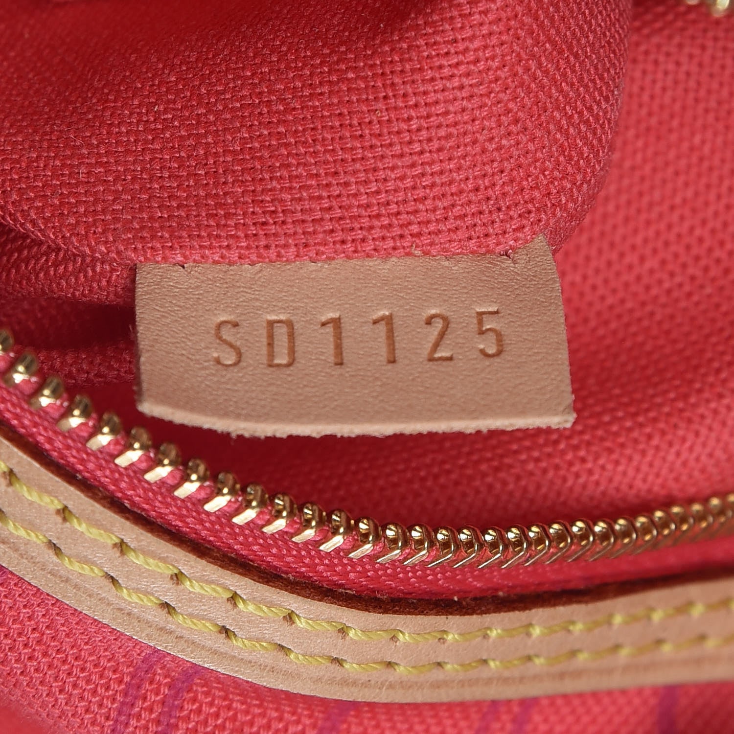 Louis Vuitton Damier Azur Delightful MM Pink 9 of 9