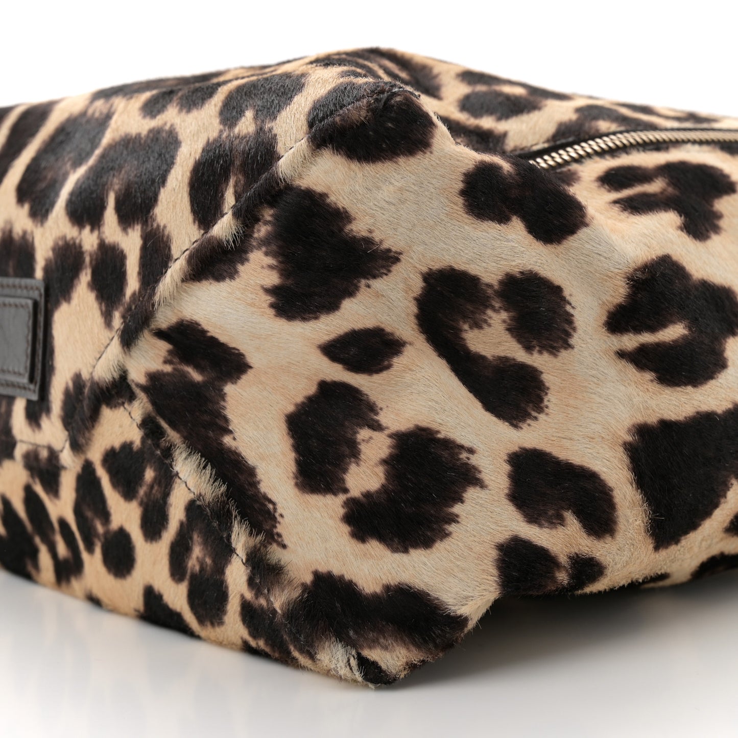 Lambskin Calf Hair Leopard Print Vertical Cabas