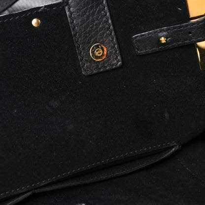 Valentino Garavani Grained Calfskin Jamaica Beaded My Rockstud Tote Black 12 of 17