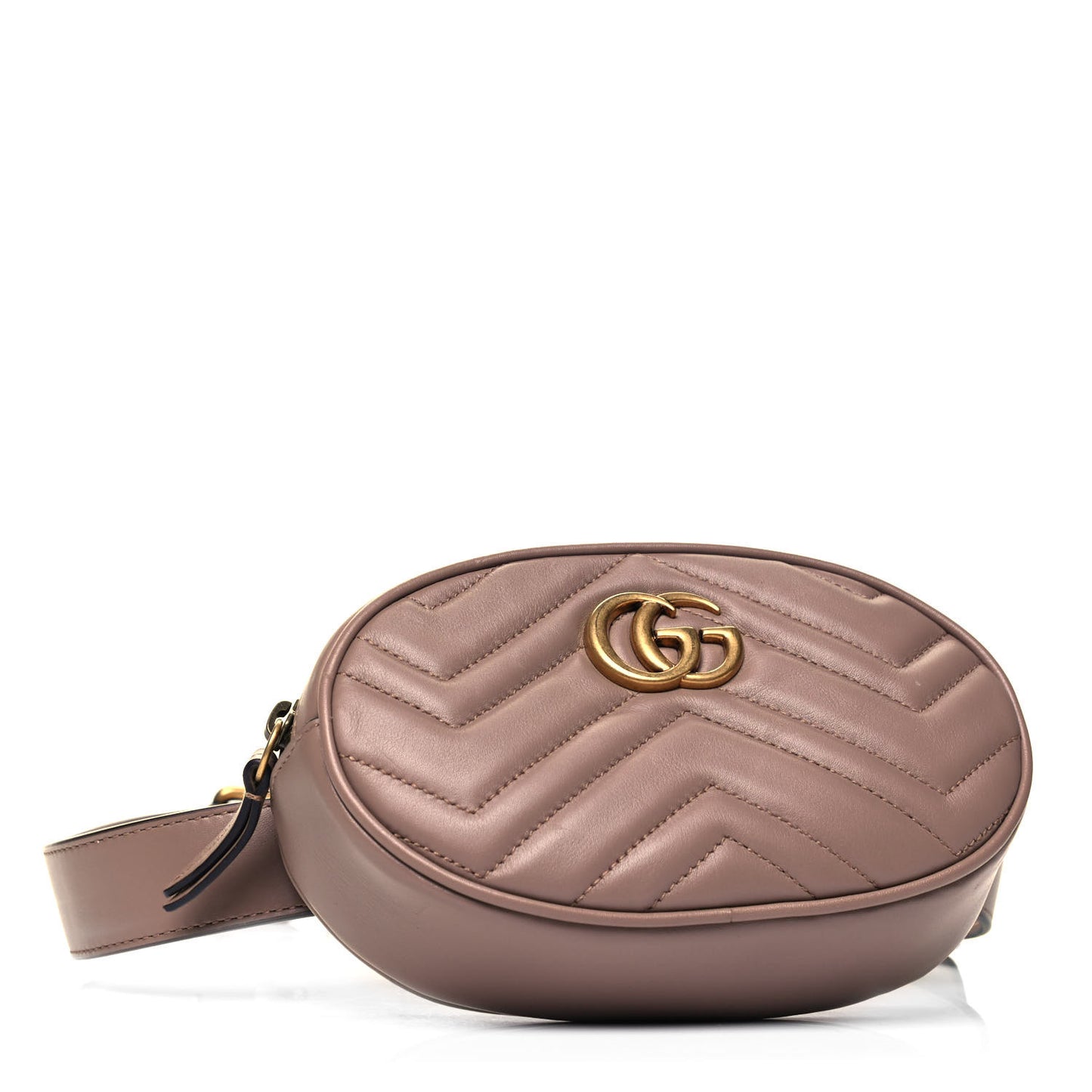 Calfskin Matelasse GG Marmont Belt Bag 75 30 Porcelain Rose