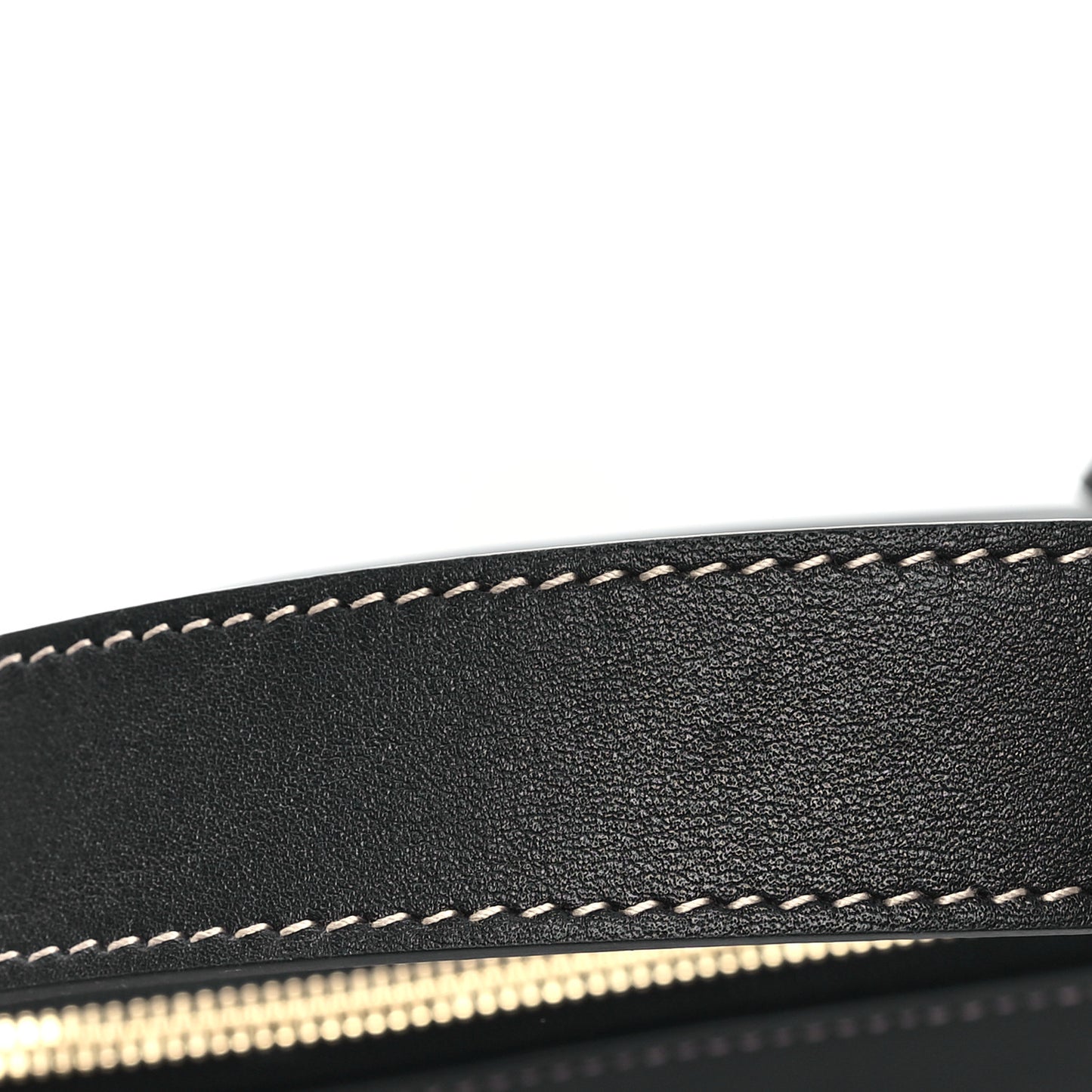 Calfskin Medium Emblem Shoulder Bag Black