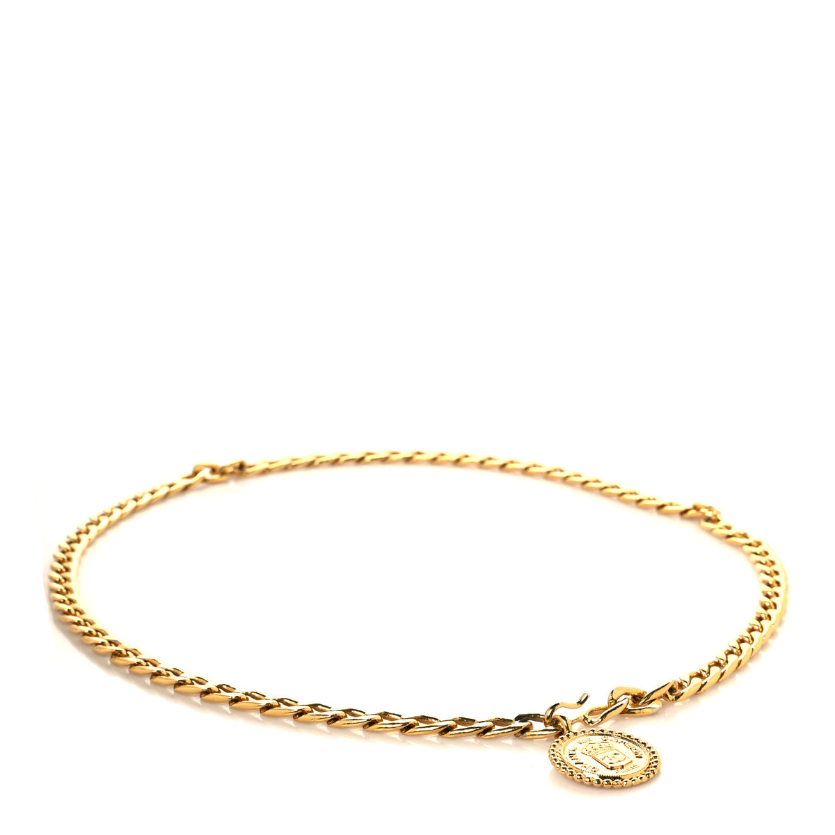 Chain CC 31 Rue Cambon Medallion Belt Gold