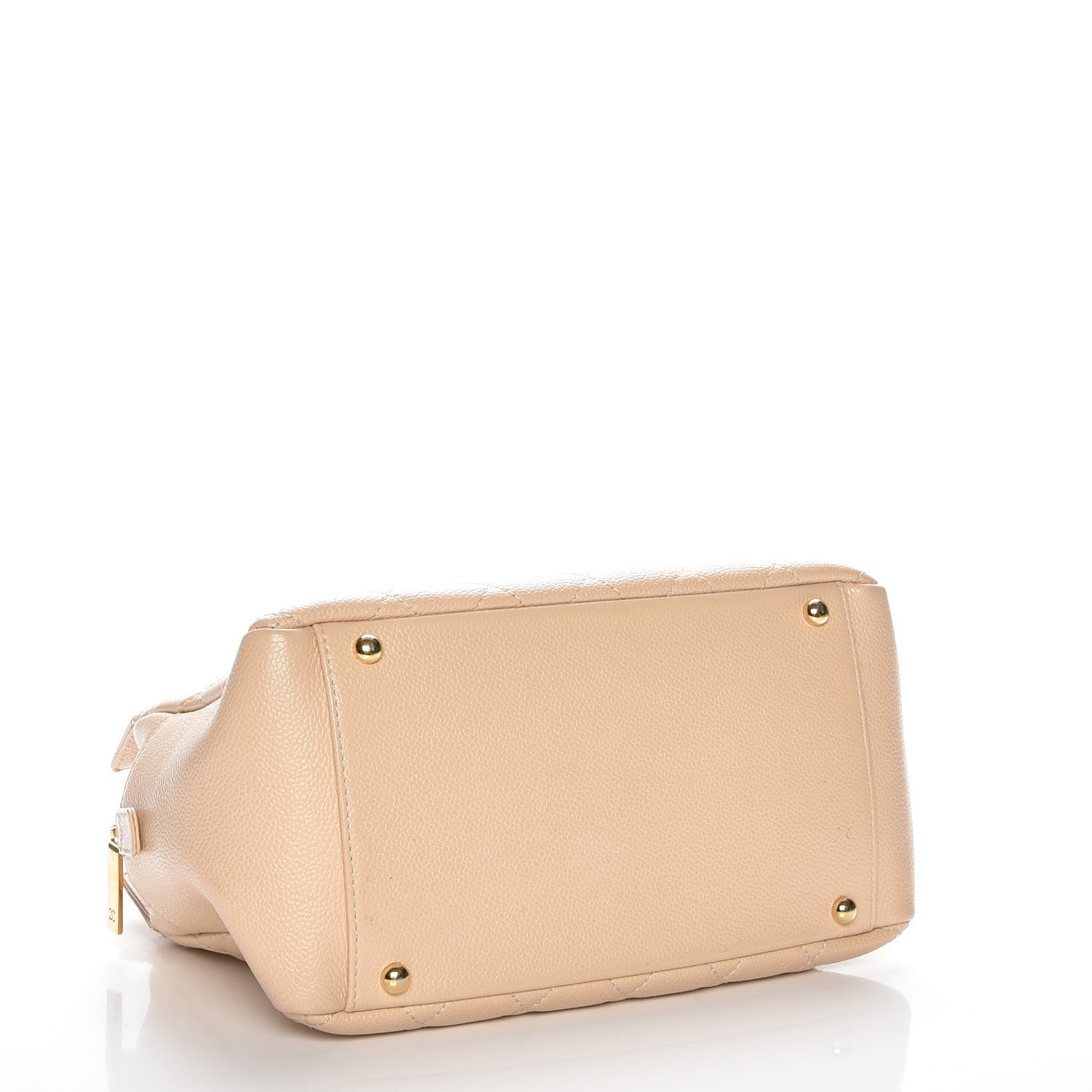 Chanel Caviar Quilted Petit Timeless Tote PTT Beige 4 of 7