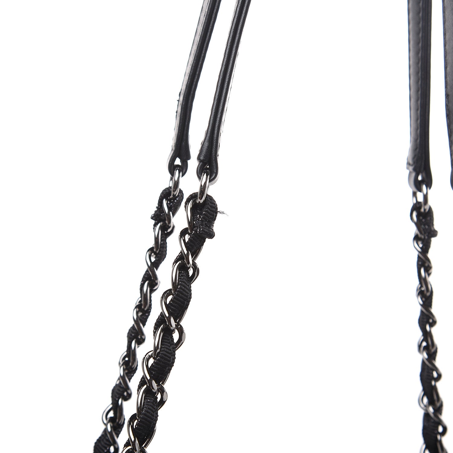 Chanel Lurex Boucle Small Deauville Tote Black 10 of 11