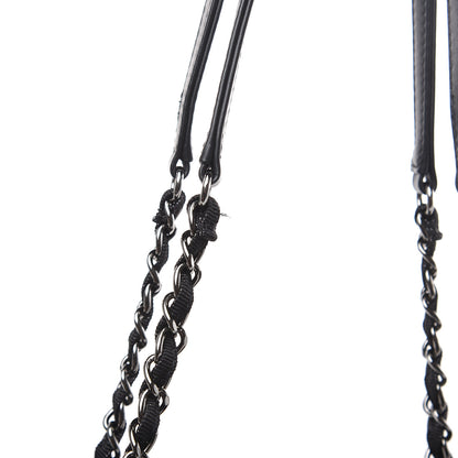 Chanel Lurex Boucle Small Deauville Tote Black 10 of 11