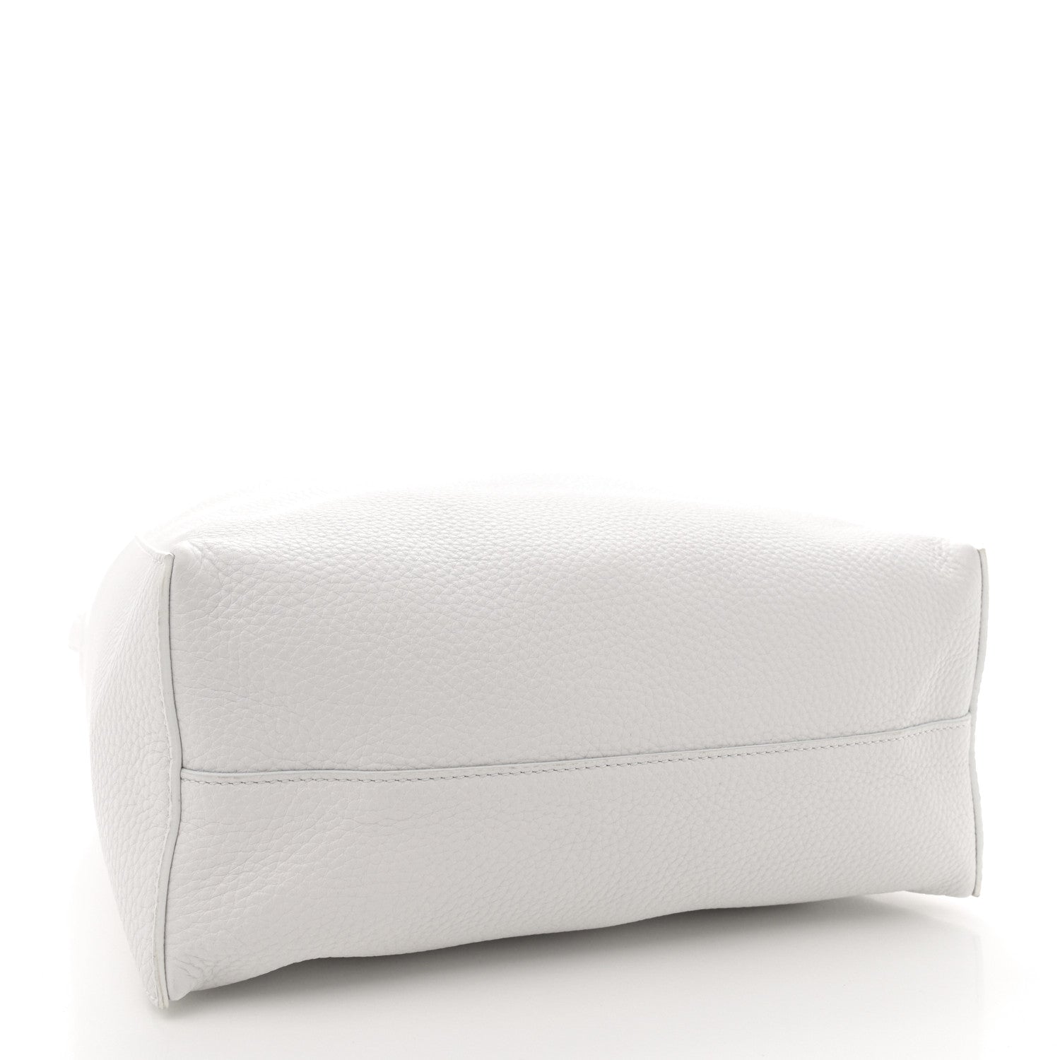 Khaite Pebbled Sport Calfskin Frida Tote Optic White 5 of 12