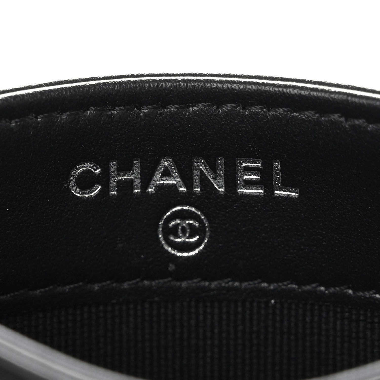 Chanel Calfskin Quilted Card Holder So Black 6 of 9