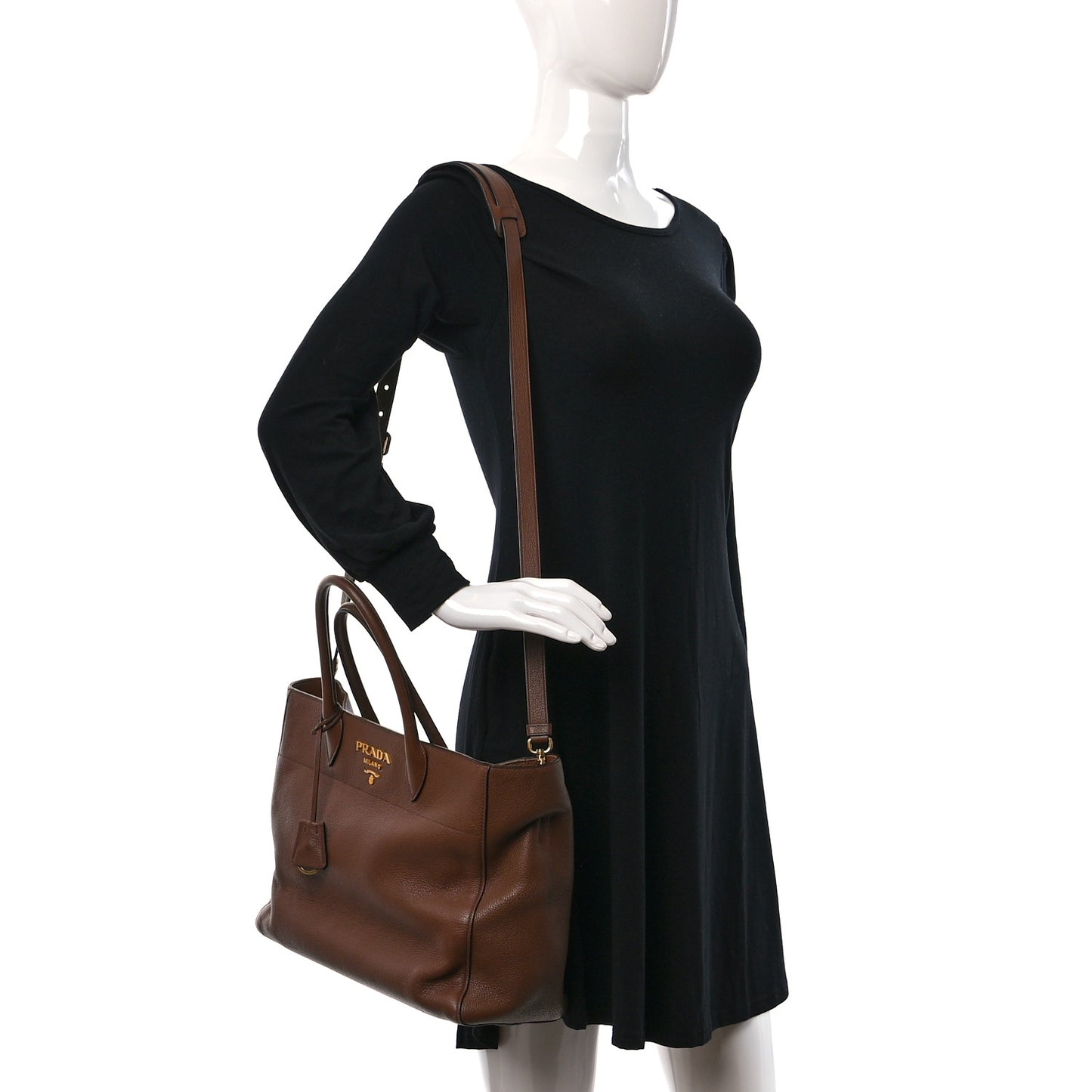Vitello Daino Tote Palissandro