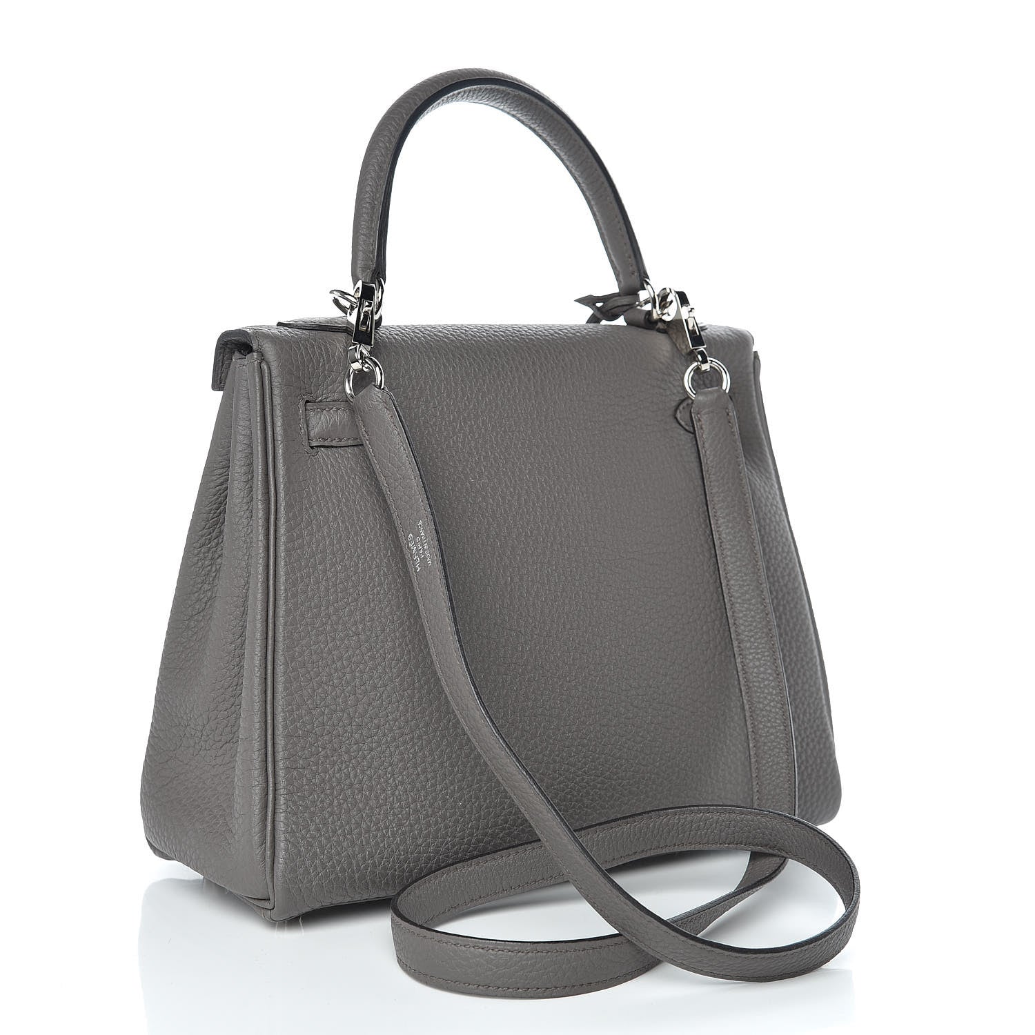 Hermes Togo Kelly Retourne 25 Etain 3 of 36