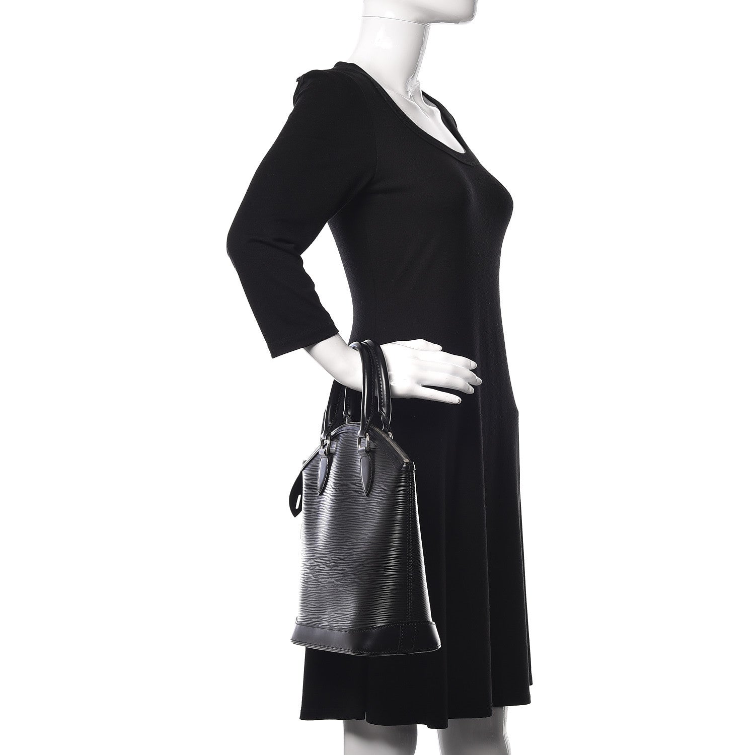 Louis Vuitton Epi Lockit Black 2 of 10