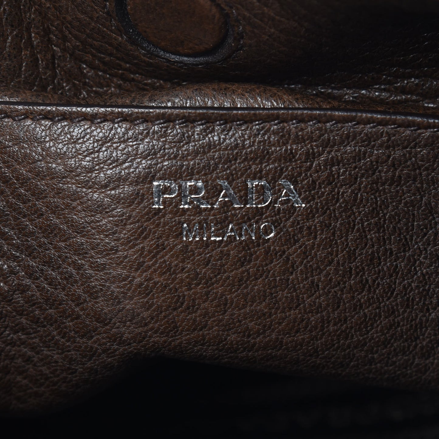 Cervo Deerskin Zipper Detail Hobo Bruciato