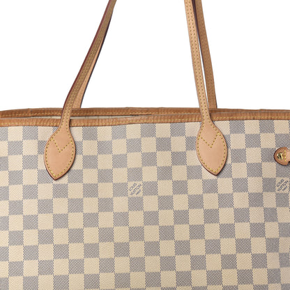 Louis Vuitton Damier Azur Neverfull MM 18 of 19