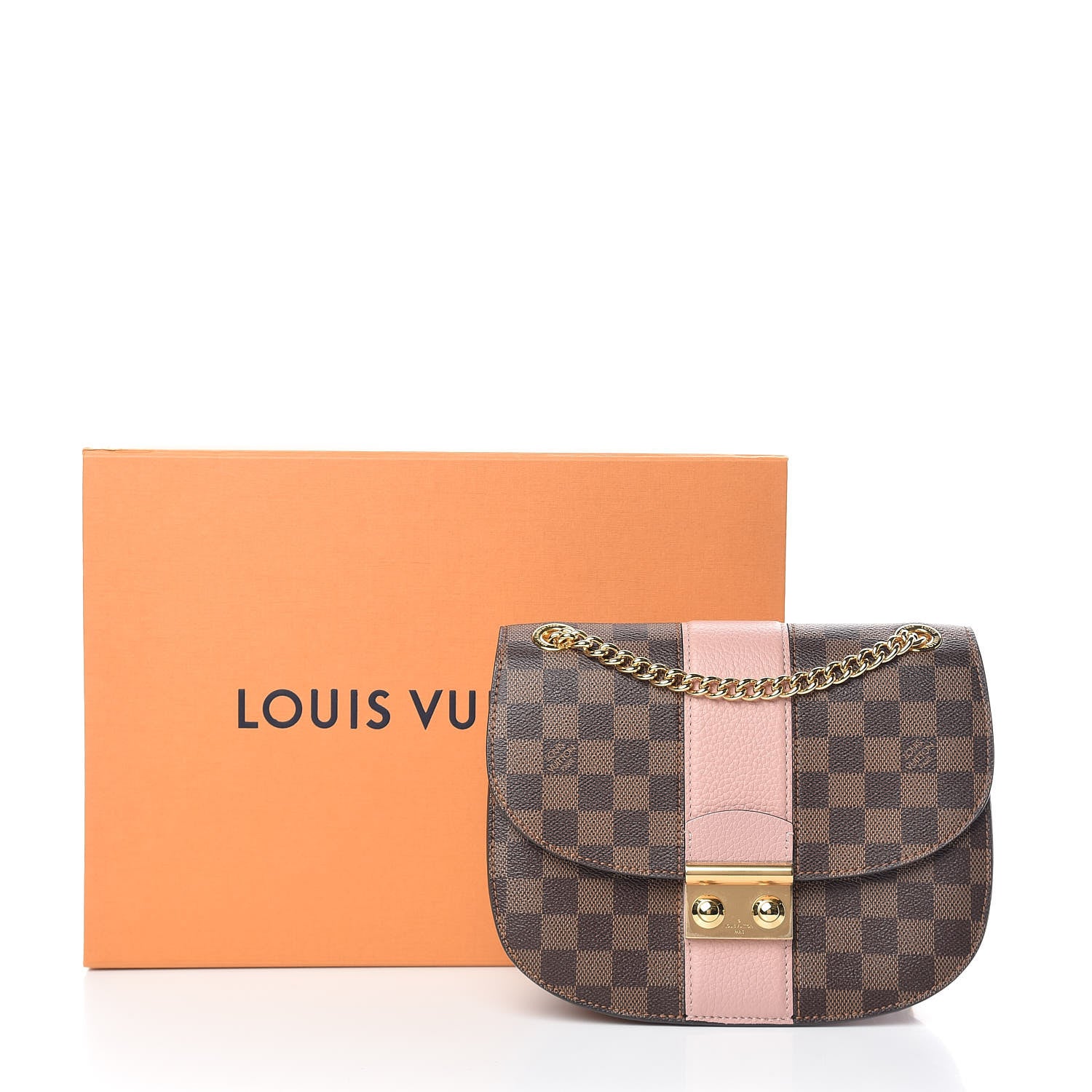 Louis Vuitton Damier Ebene Cuir Taurillon Wight Magnolia 13 of 13