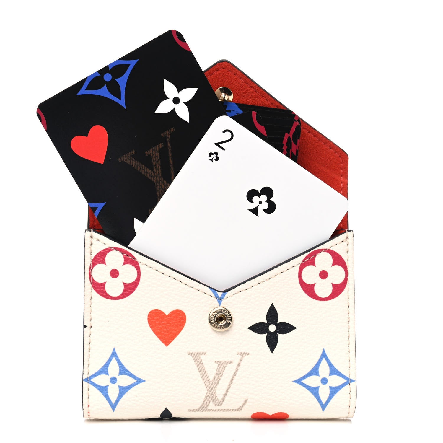 Louis Vuitton Game On Playing Cards and Pouch Arsene Red 5 of 6