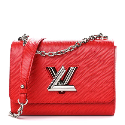 Louis Vuitton Epi Twist Shoulder Bag MM Coquelicot 3 of 12