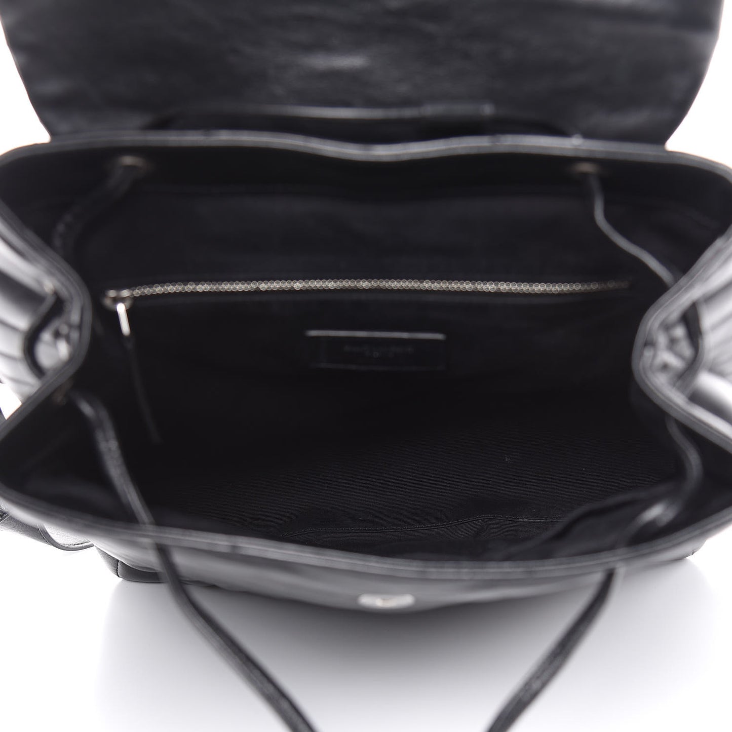 Calfskin Y Quilted Monogram Medium Loulou Backpack Black