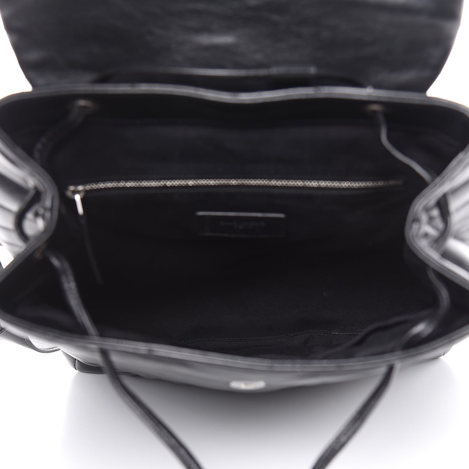 Saint Laurent Calfskin Y Quilted Monogram Medium Loulou Backpack Black 5 of 18