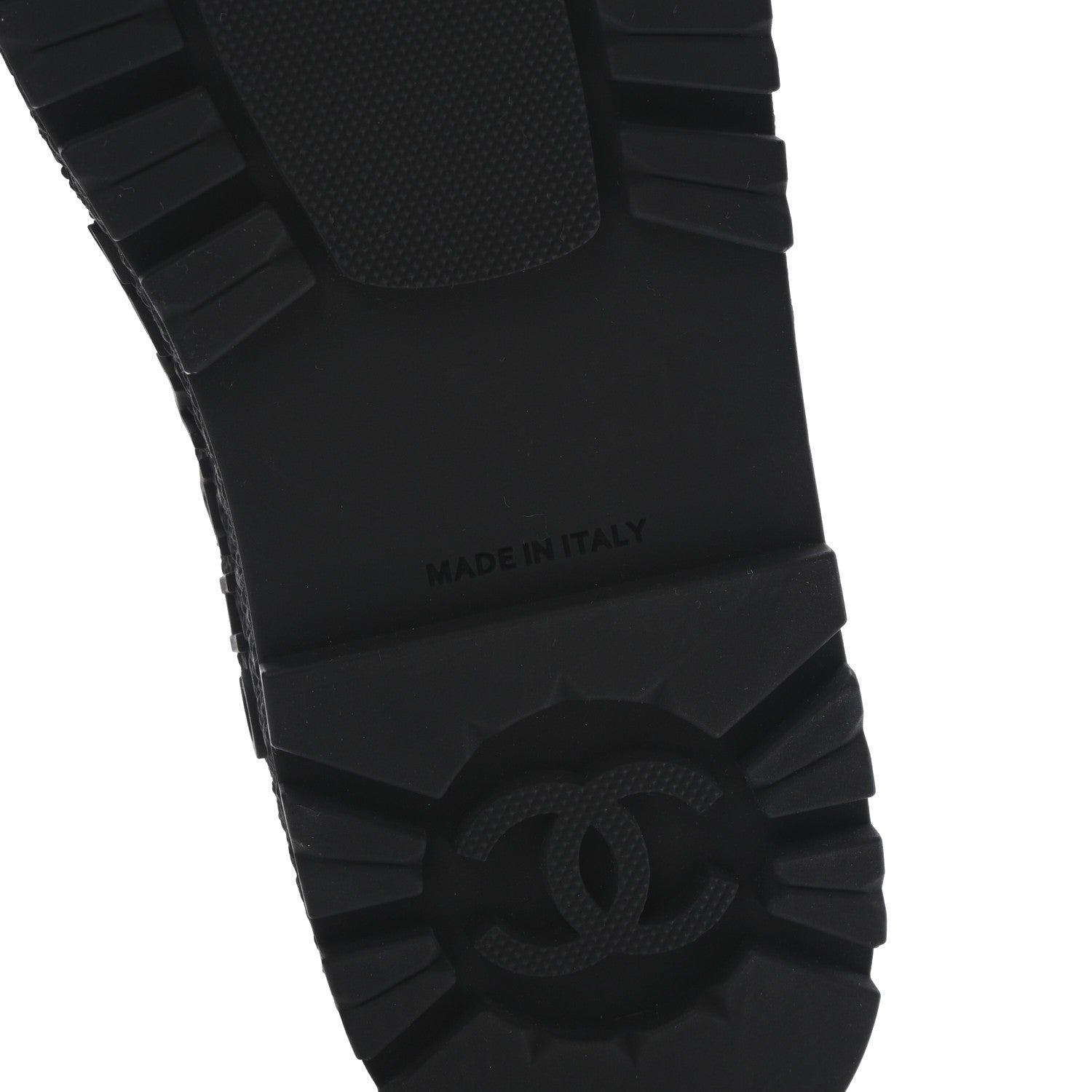 Chanel Calfskin Cap Toe CC Ankle Boots 38.5 Grey Black 7 of 10