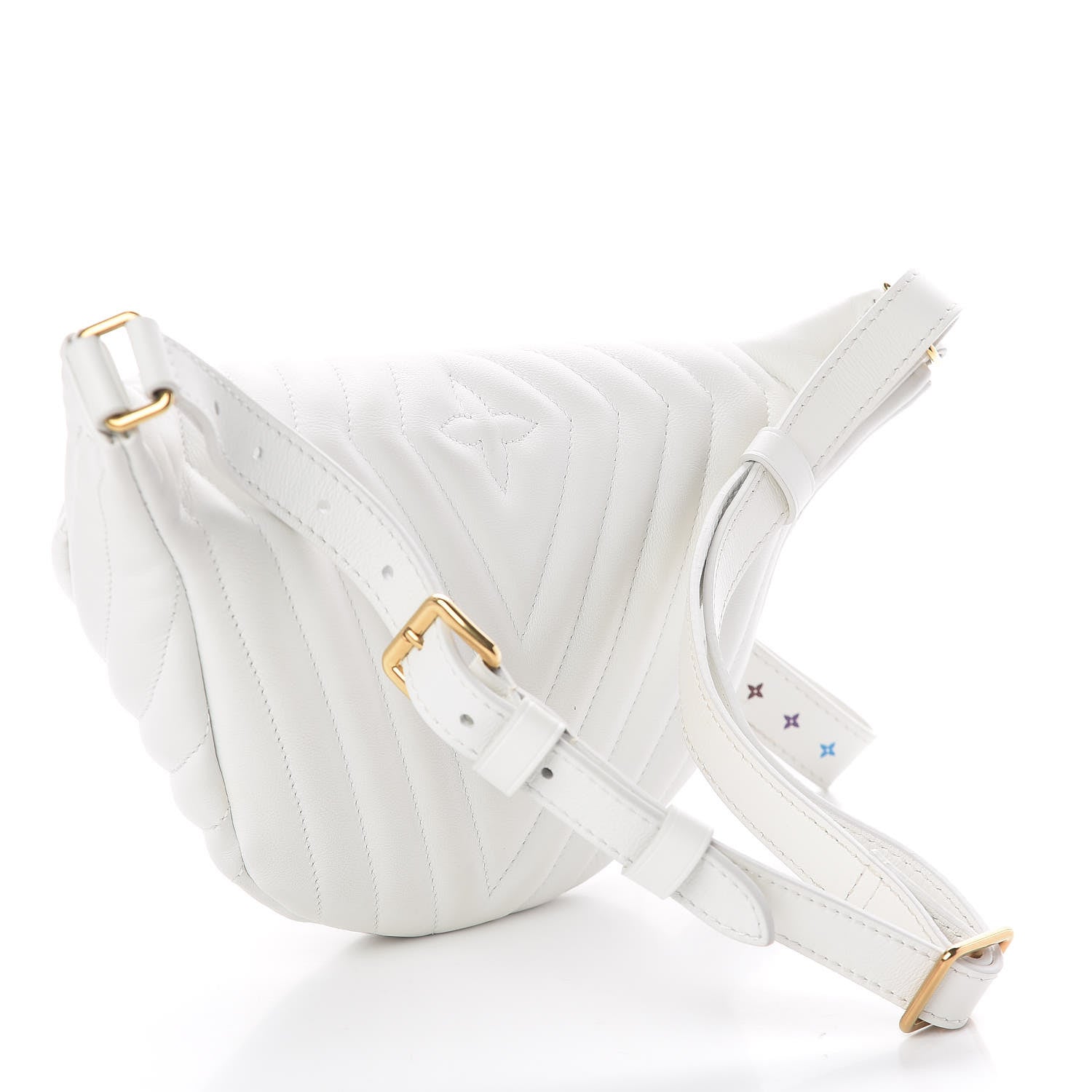 Louis Vuitton Calfskin New Wave Bumbag Snow 3 of 10